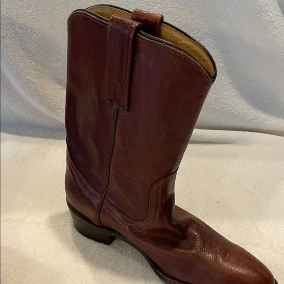 Frye Vintage Brown Leather Cowboy Boots - Men’s 9.5D